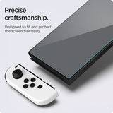 Spigen Nintendo Switch OLED Skærmbeskytter GLAS.tR EZ Fit 2-pak