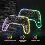 Aolion Nintendo Switch Spilcontroller Gennemsigtig RGB