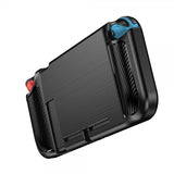 Nintendo Switch skal børstet kulfibertekstur sort