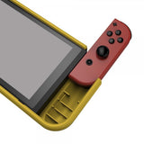 Nintendo Switch Skal Kulfibermønster Gul