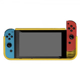 Nintendo Switch Skal Kulfibermønster Gul