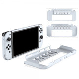 Dobe Nintendo Switch Cover med Stativ 6 Spillefag Hvid