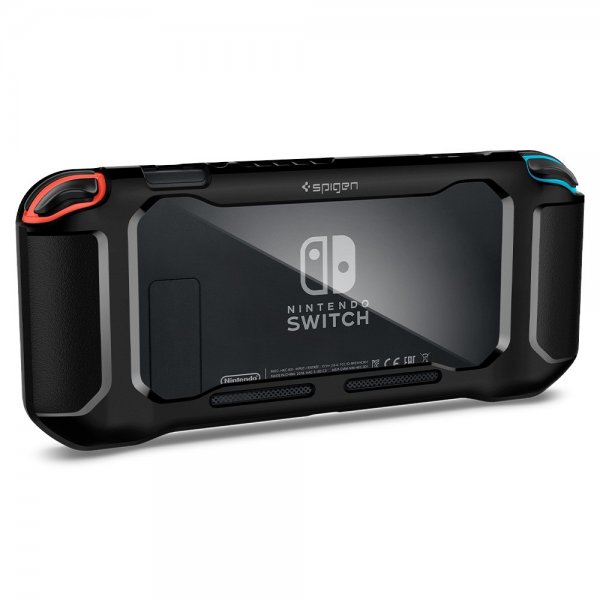 Spigen Nintendo Switch Etui Rugged Armor Mat Sort