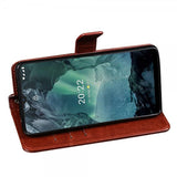 Nokia G11/G21 Etui Lædertekstur Brun