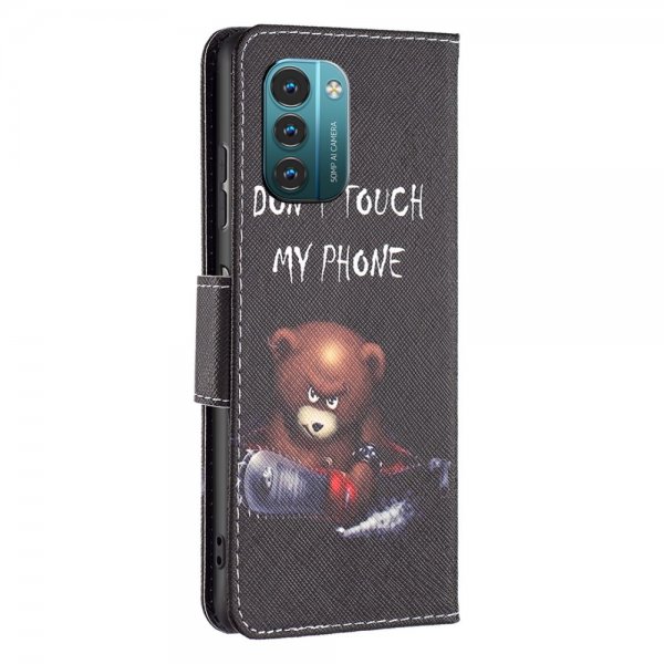 Nokia G11/G21 Etui Motiv Bjørn Motorsav