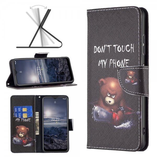 Nokia G11/G21 Etui Motiv Bjørn Motorsav