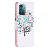Nokia G11/G21 Etui Motiv Blomstertræ