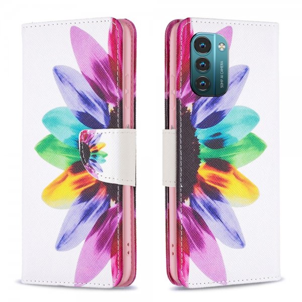 Nokia G11/G21 Etui Motiv Farverige Blade