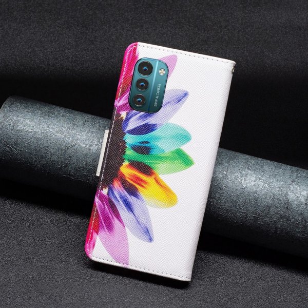 Nokia G11/G21 Etui Motiv Farverige Blade