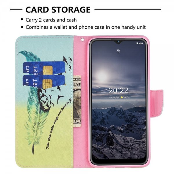 Nokia G11/G21 Etui Motiv Fjer og Fugle