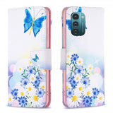 Nokia G11/G21 Cover Motiv Sommerfugle og Blomster