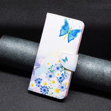 Nokia G11/G21 Cover Motiv Sommerfugle og Blomster
