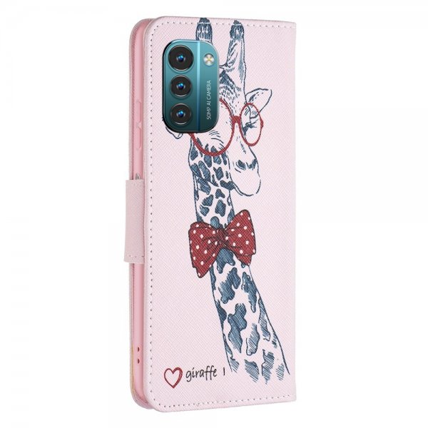 Nokia G11/G21 Etui Motiv Giraf