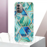 Nokia G11/G21 Cover Marmormønster Grøn