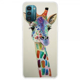 Nokia G11/G21 Cover Motiv Farverig Giraf