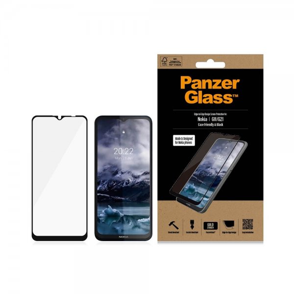 PanzerGlass Nokia G11/G21 Skærmbeskyttelse Edge-to-Edge Case Friendly