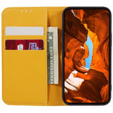 Nokia G42 Etui med Kortlomme Flip Gul