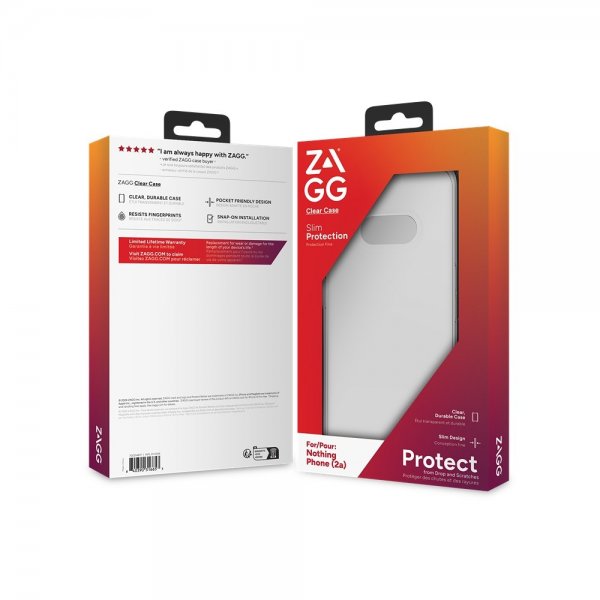 ZAGG Nothing Phone (2a) Cover Clear Case Transparent