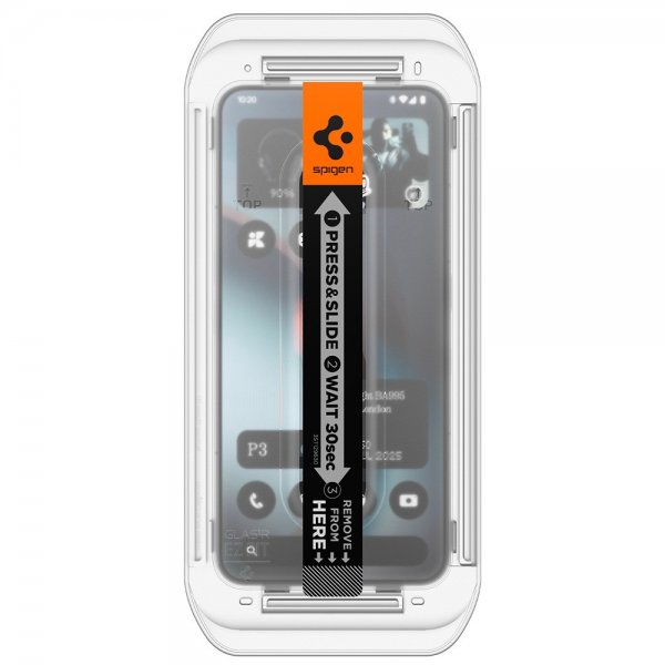 Spigen Nothing Phone 3 Skærmbeskyttelse GLAS.tR EZ Fit 2-pak