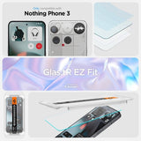 Spigen Nothing Phone 3 Skærmbeskyttelse GLAS.tR EZ Fit 2-pak