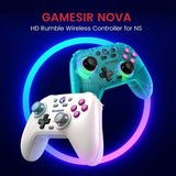 GameSir Nova HD Rumble Gamepad 2.4G Neon Teal
