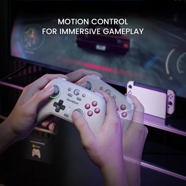 GameSir Nova HD Rumble Gamepad 2.4G Retro White