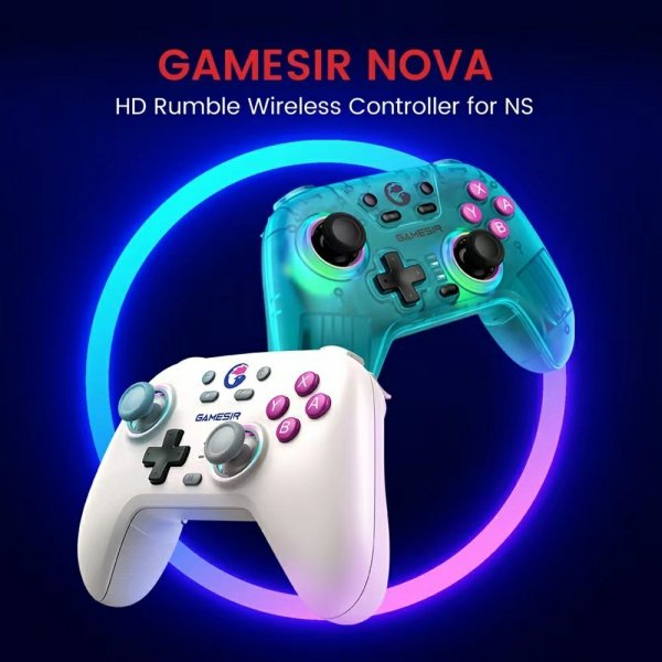 GameSir Nova HD Rumble Gamepad 2.4G Retro White