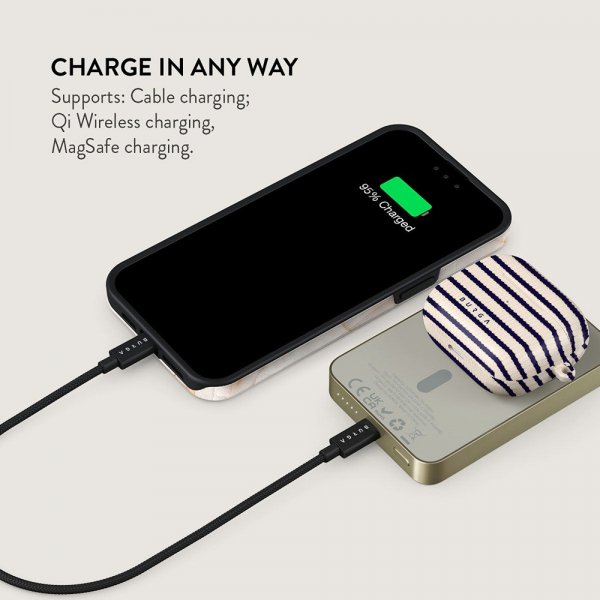 Burga Powerbank MagSafe 5000 mAh Old Money Gold