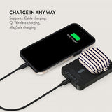Burga Powerbank MagSafe 5000 mAh Old Money Metalgrå