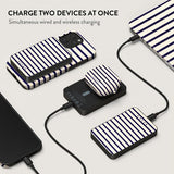 Burga Powerbank MagSafe 5000 mAh Old Money Metalgrå