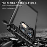 Mofi OnePlus 10 Pro Cover Børstet Kulfibertekstur Rød