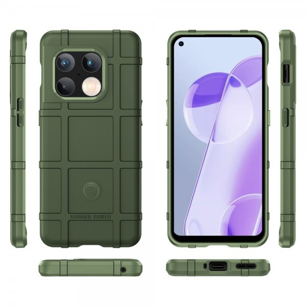 OnePlus 10 Pro Cover Gittermønster Grøn