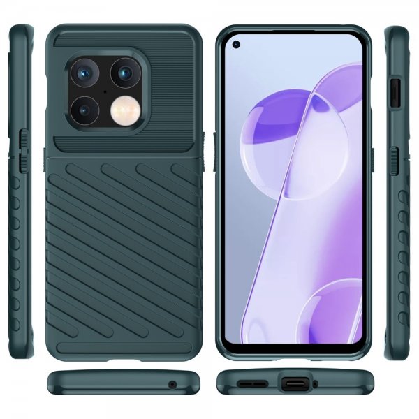 OnePlus 10 Pro Cover Thunder Series Grøn