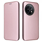 OnePlus 11 Cover Kulfibertekstur Rosaguld