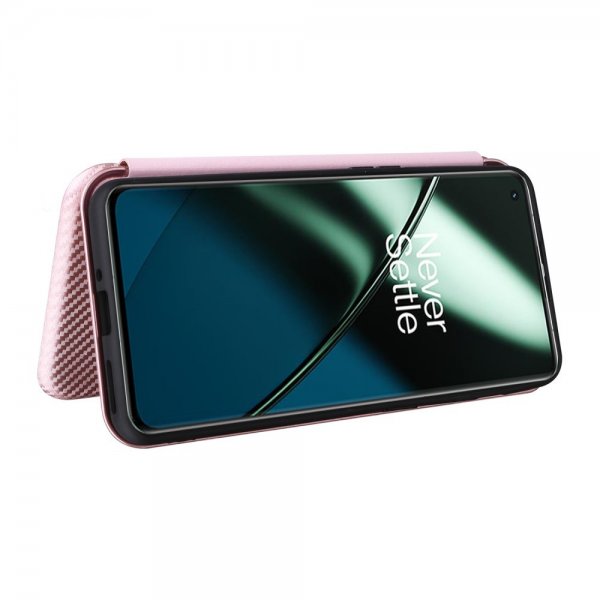 OnePlus 11 Cover Kulfibertekstur Rosaguld