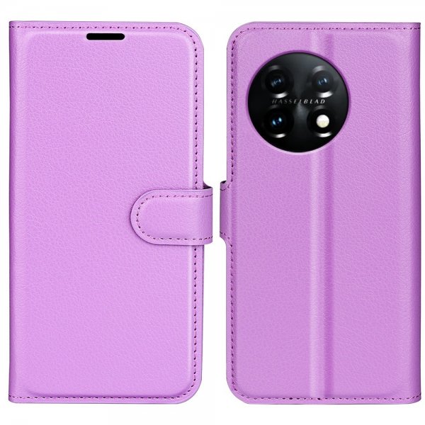 OnePlus 11 Cover Litchi Lilla