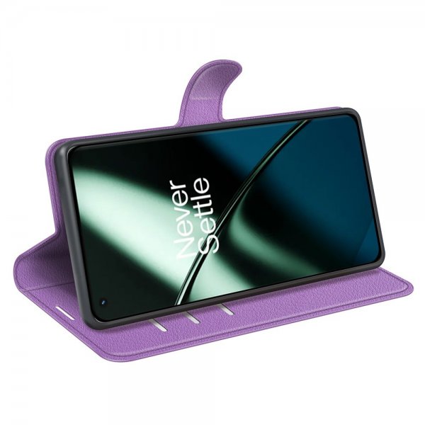 OnePlus 11 Cover Litchi Lilla
