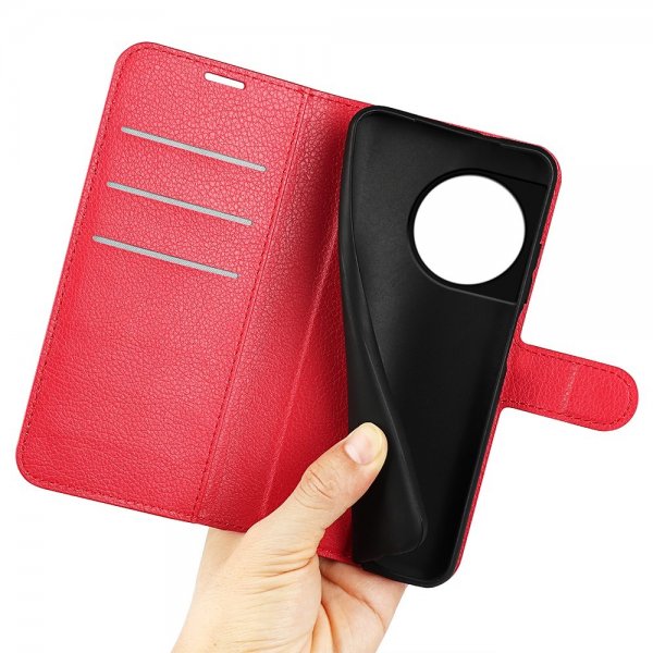 OnePlus 11 Cover Litchi Rød