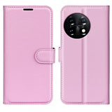 OnePlus 11 Cover Litchi Rosa