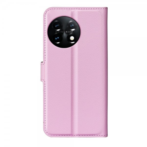 OnePlus 11 Cover Litchi Rosa