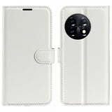 OnePlus 11 Cover Litchi Hvid