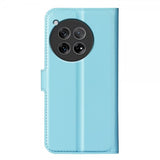 OnePlus 12 Cover Litchi Blå