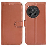 OnePlus 12 Cover Litchi Brun