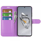 OnePlus 12 Cover Litchi Lilla