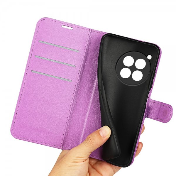 OnePlus 12 Cover Litchi Lilla