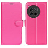 OnePlus 12 Cover Litchi Magenta