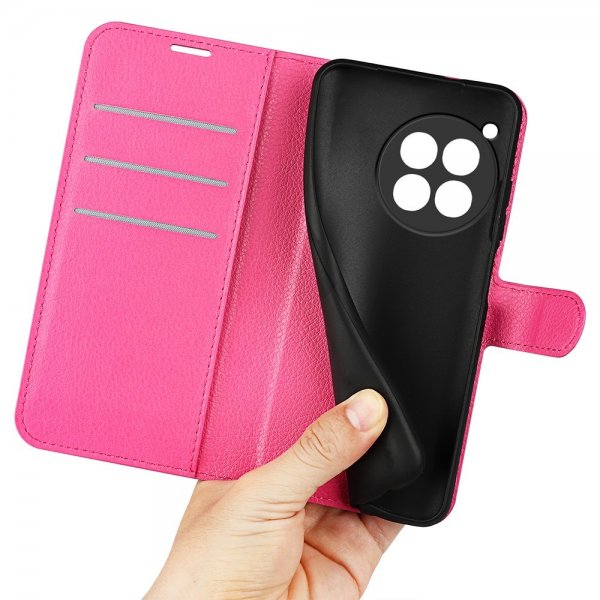 OnePlus 12 Cover Litchi Magenta
