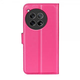 OnePlus 12 Cover Litchi Magenta