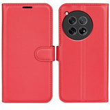 OnePlus 12 Cover Litchi Rød