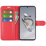 OnePlus 12 Cover Litchi Rød